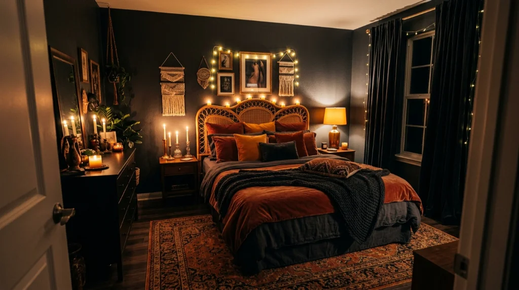 Dark Boho Bedroom Ideas