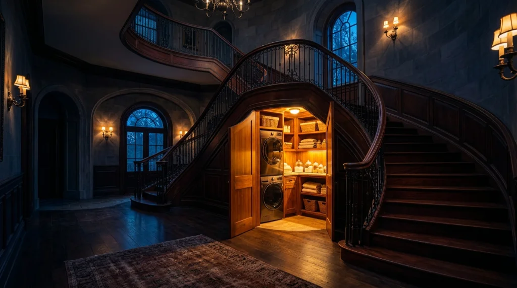Laundry Room Under Stairs Ideas