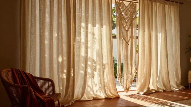 31 Boho Curtain Ideas to Add Texture and Personality to Any Room