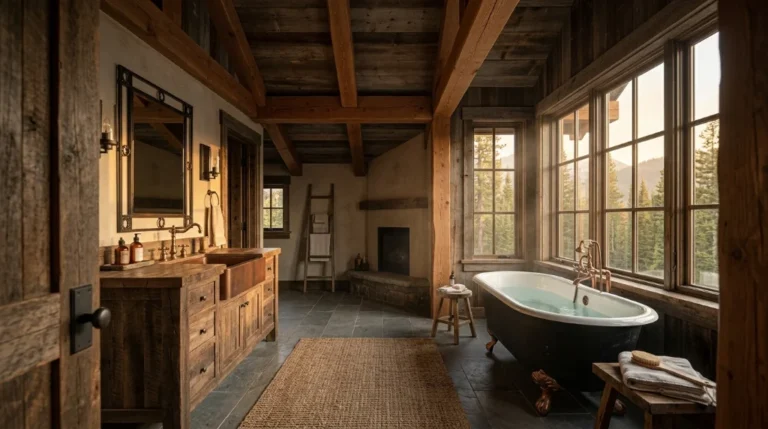 Rustic Cabin Bathroom Ideas