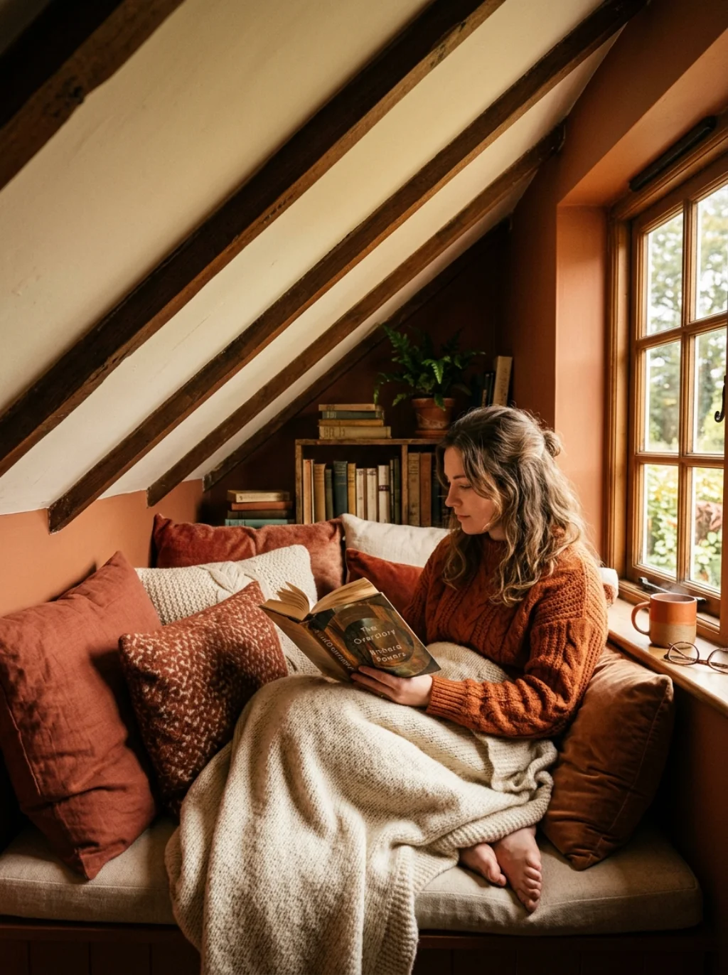Sloped Ceilings Become Cozy Reading Nooks Kids Never Want To Leave