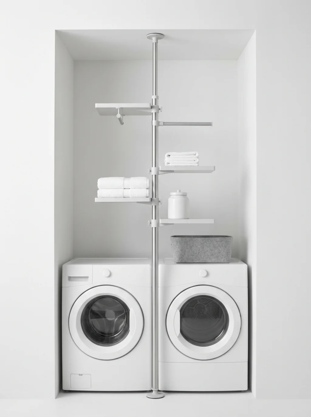 Renters Quietly Add Shelving Without Ever Touching a Single Wall