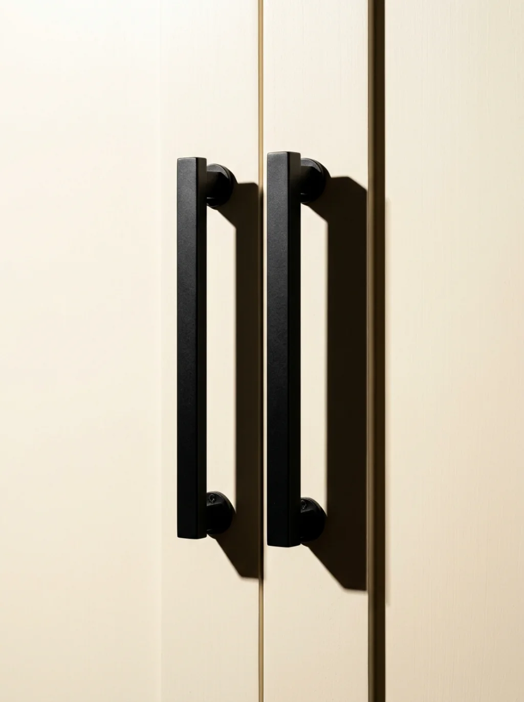 The Surprising Reason Matte Black Hardware Loves Soft Neutral Backdrops