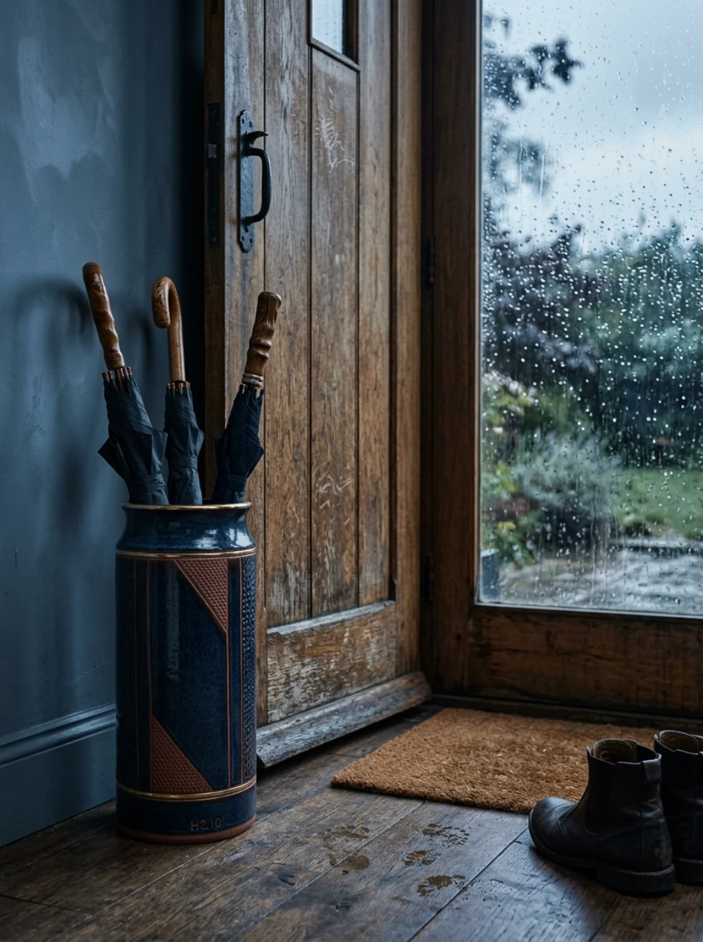 Umbrella Stands Become Unexpected Style Statements Near The Door