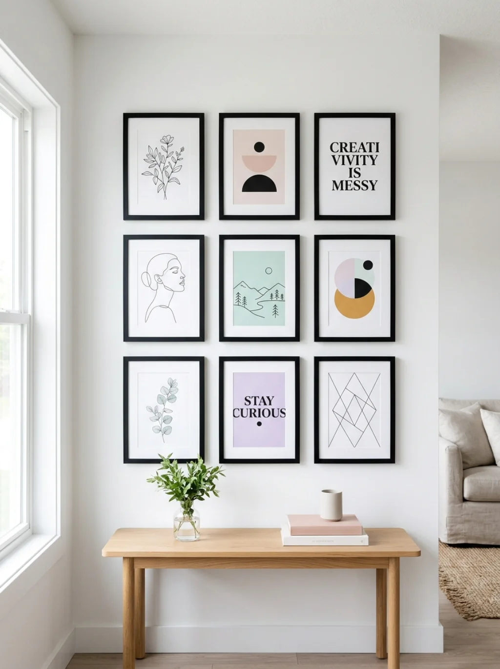 Budget Friendly Gallery Wall Ideas That Look Custom Designed