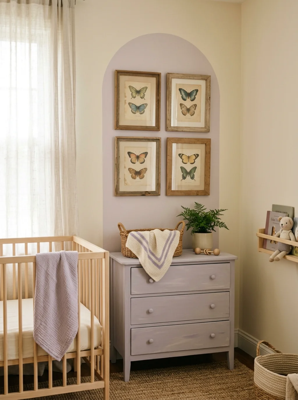 Butterfly Trails Across the Floor That Little Eyes Simply Adore