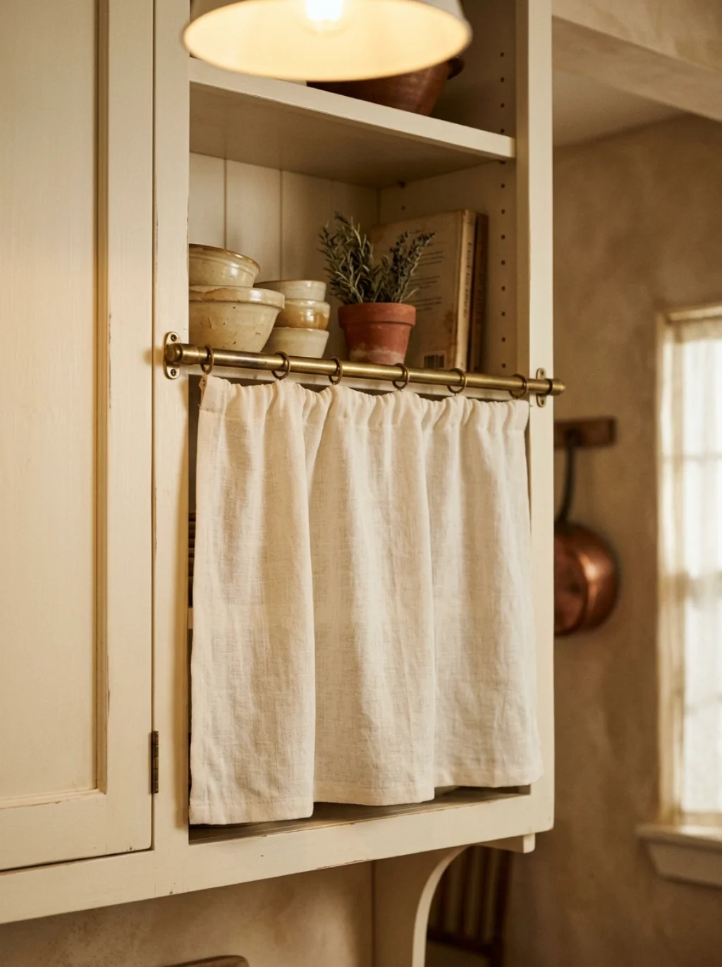 Cafe Curtain Techniques Borrowed From Charming European Kitchens