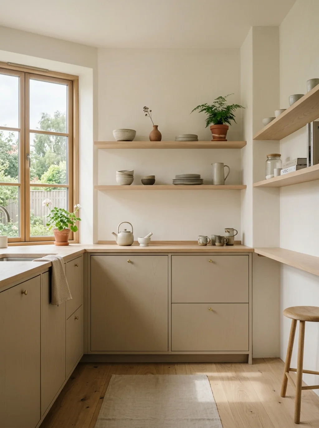 Oatmeal Tones Are the Understated Star of Scandinavian Kitchen Design