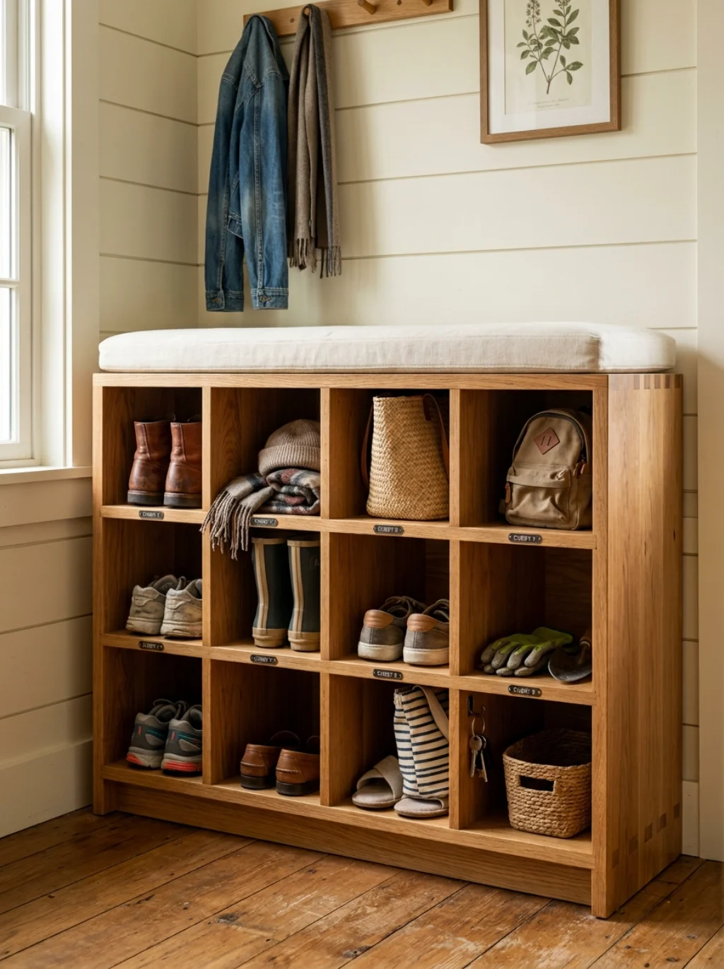 Storage Cubbies That Hide Chaos Behind Farmhouse Charm