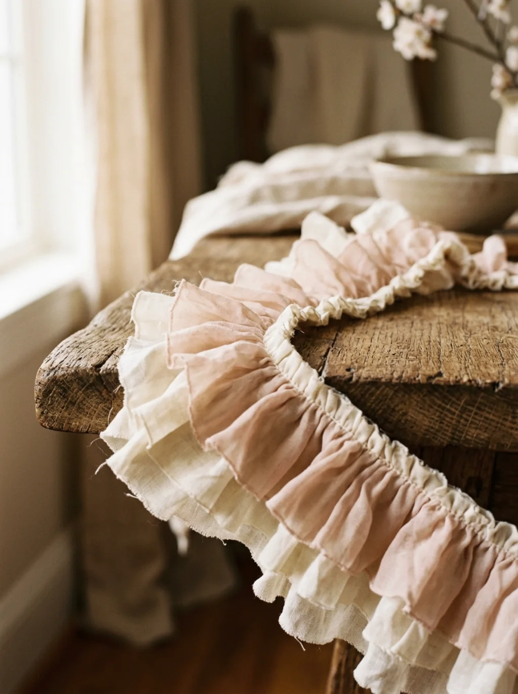Ruffled Edges That Add Unexpected Softness To Hard Surfaces
