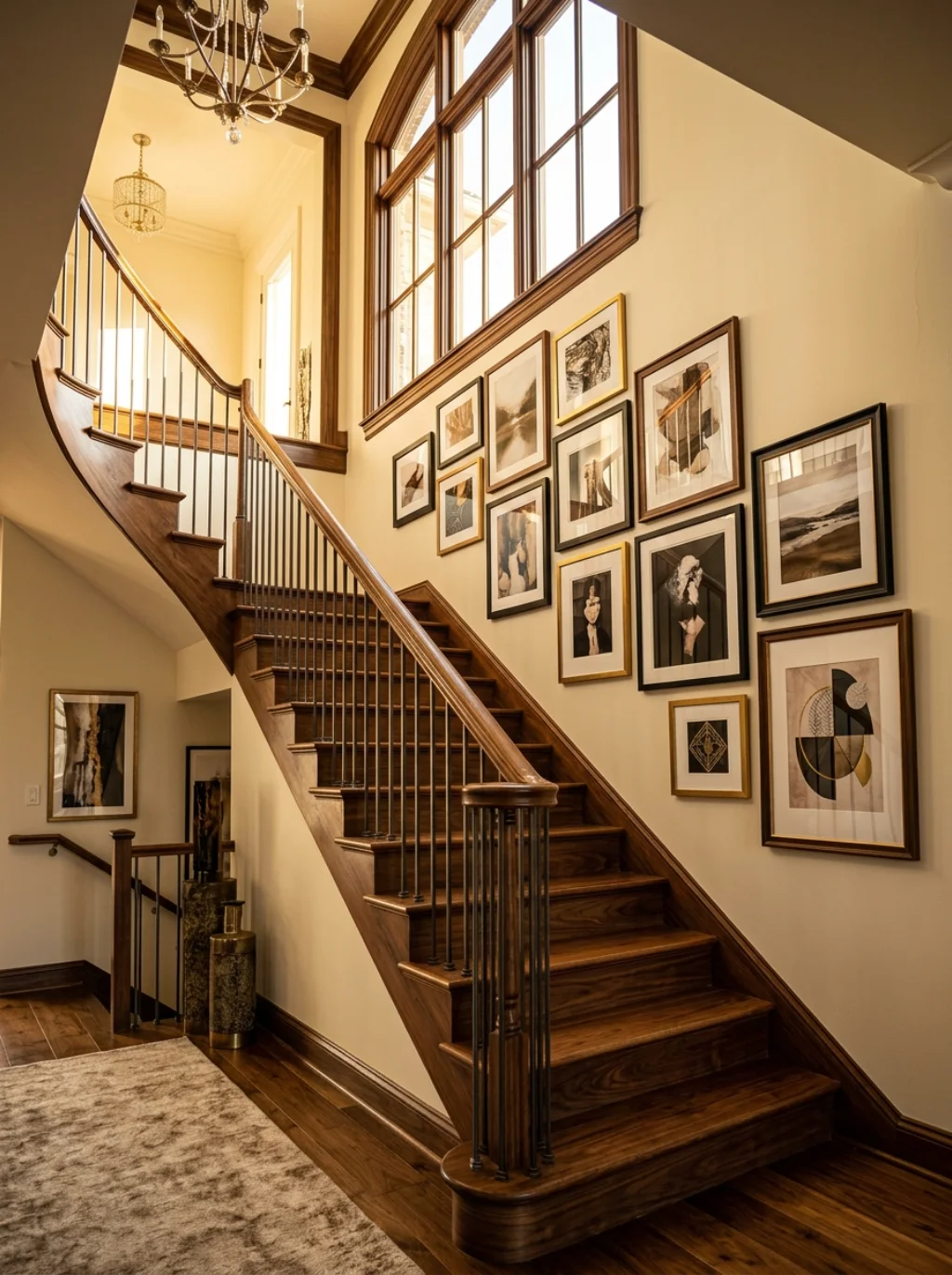 Staircase Displays That Turn a Forgotten Space Into a Feature