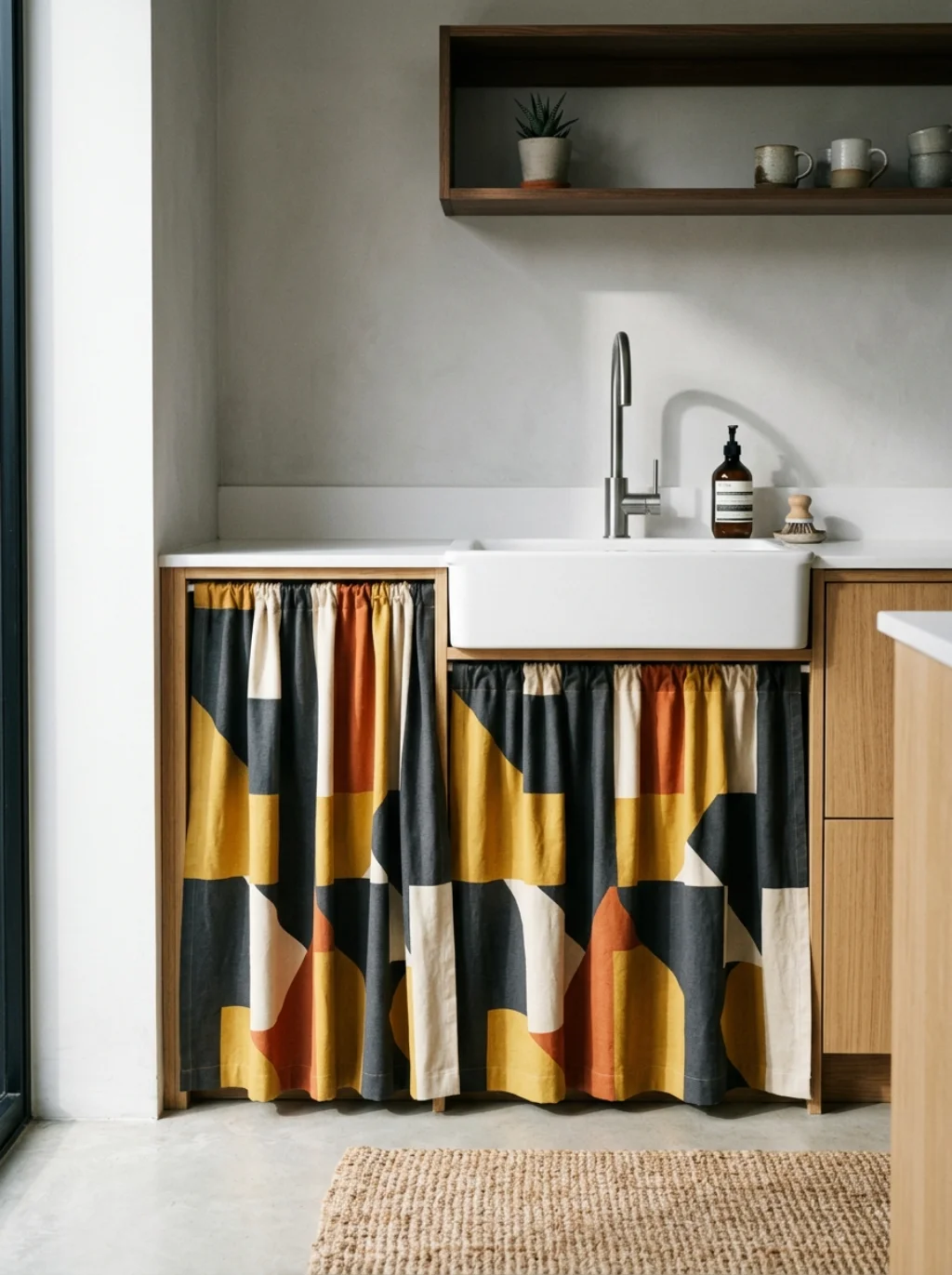 Bold Prints That Turn A Sink Into A Focal Point