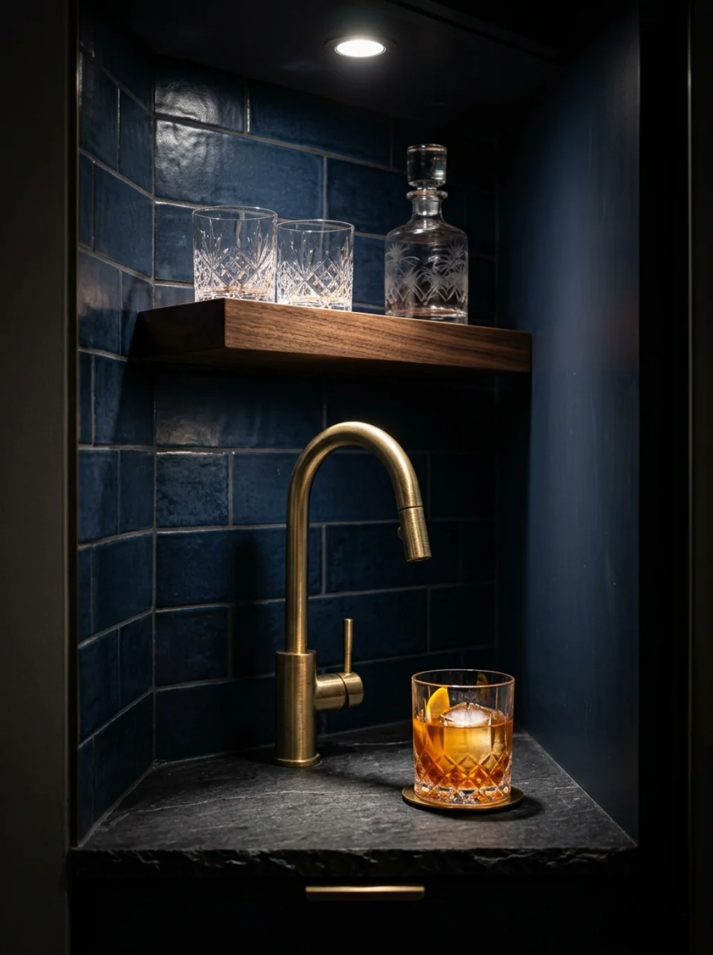 Compact Corners Transform Into Show Stopping Beverage Stations Overnight