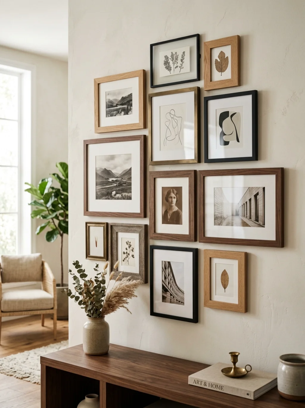 Mixing Frame Styles Without Turning the Wall Into Visual Chaos