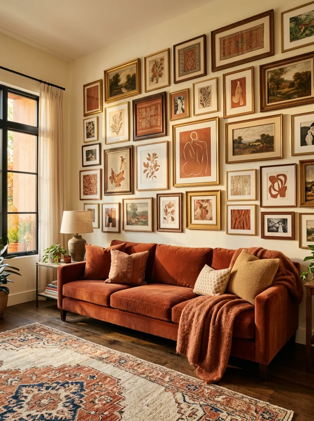 The Sofa Backdrop Idea That Instantly Anchors an Entire Room