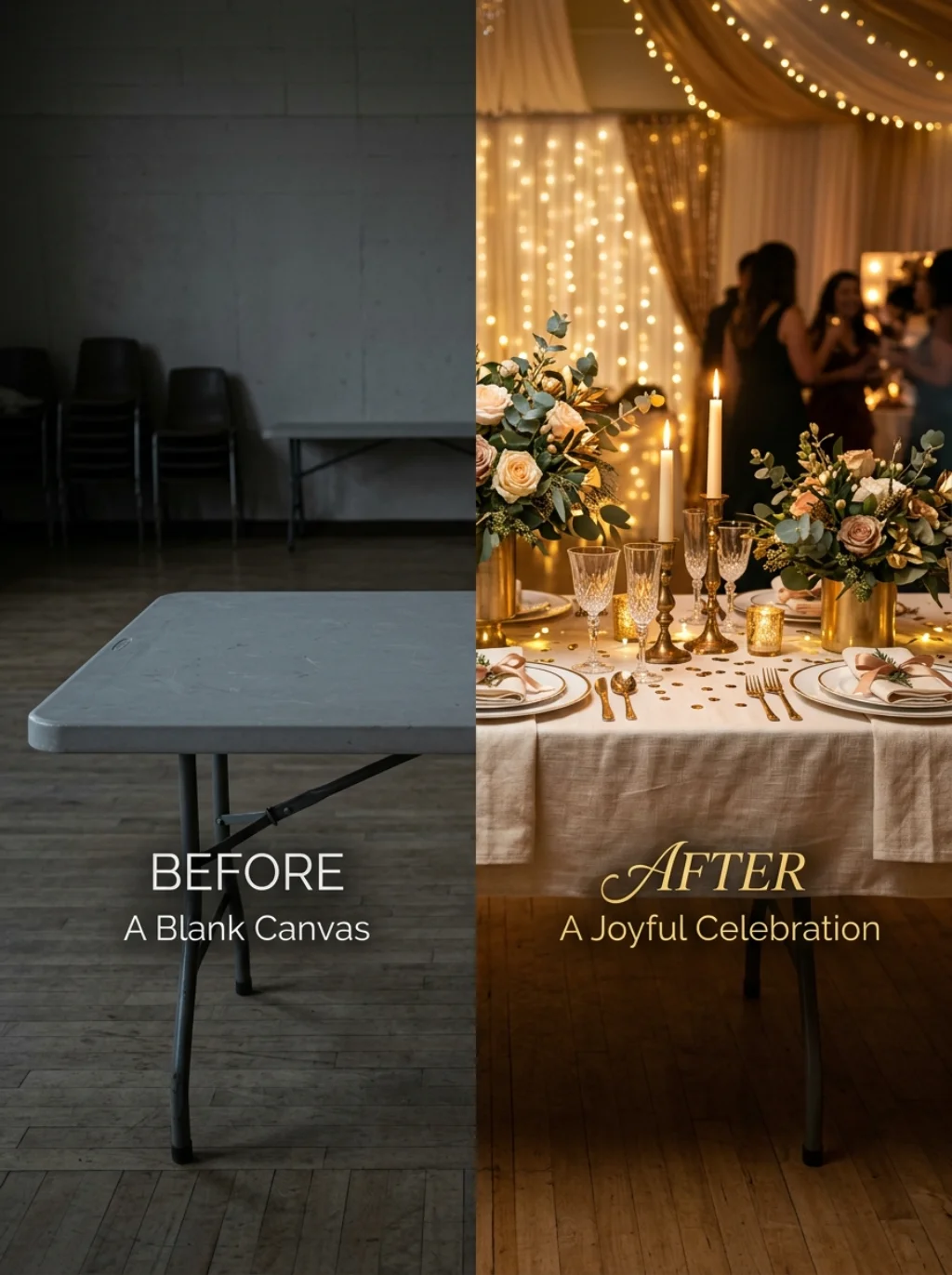 From Empty Table to Showpiece, One Afternoon Transformation