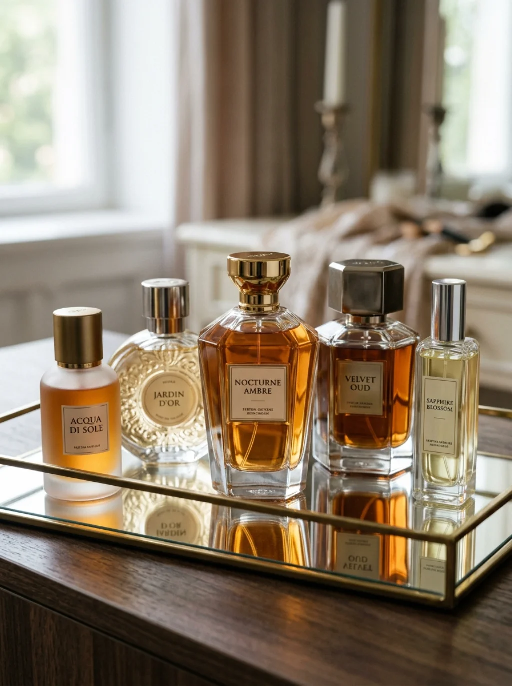 Perfume Bottles Become Art the Moment They Meet a Tray