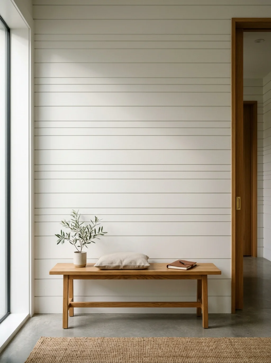 Shiplap Walls That Frame Your Bench Like A Gallery Piece