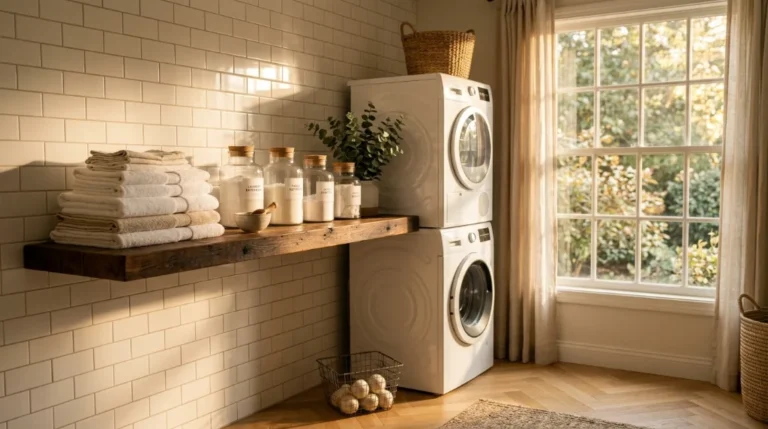Laundry Room Shelf Ideas