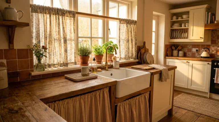 17 Above Sink Curtain Ideas to Add Charm and Privacy to Your Kitchen