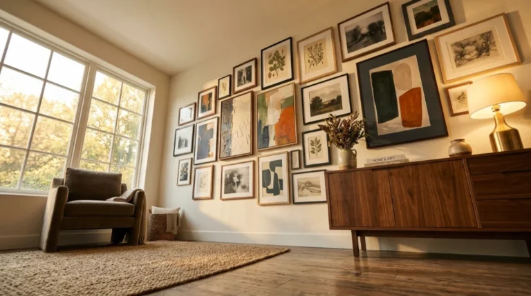 Living Room Gallery Wall Ideas